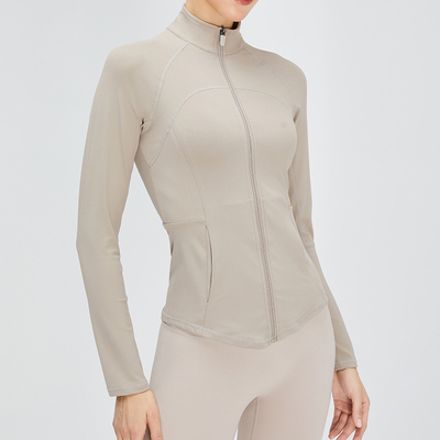 Slim Fit Nylon Women Sports Jacket Full Zipper Horse Riding Jackets