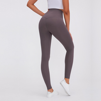 Athletic Gym Tummy Control Workout Leggings Naked Feel Active Stretch