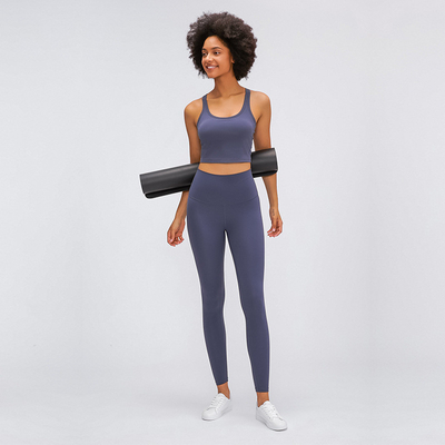 Naked Feel Yoga Pants Capri Active Female Stretch Workout Fitness Leggings