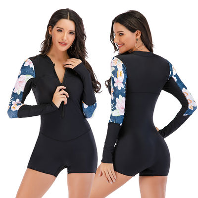Women One Piece Womens Surfing Suits Customized Slim Thin Boxer