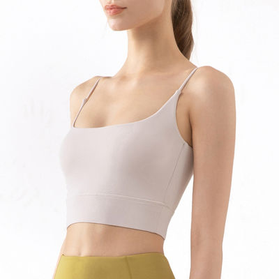 Small Shoulder Sling Fitness Yoga Bra Nylon Soft Women Sports Underwear