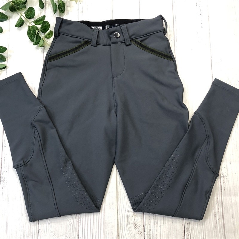 Children Equestrian Training Pants Boys Horse Riding Leggings With Anti-slip Silicone