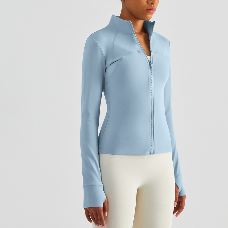 Winter Fleece Equestrian Jacket Full Zipper Horse Riding Tops With Thumb Hole